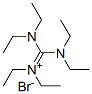 N-(BIS(DIETHYLAMINO)-METHYLENE)-N-ETHYL-ETHANAMINIUMBROMIDE Struktur