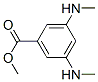 Benzoic acid, 3,5-bis(methylamino)-, methyl ester (9CI) Struktur