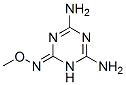 1,3,5-Triazin-2(1H)-one,4,6-diamino-,O-methyloxime(9CI) Struktur