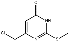 6-(CHLOROMETHYL)-2-(METHYLTHIO)PYRIMIDIN-4(3H)-ONE Struktur