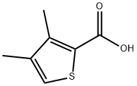 3,4-Dimethylthiophene-2-carboxylic acid Struktur