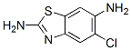 Benzothiazole, 2,6-diamino-5-chloro- (7CI) Struktur