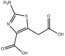 5-Thiazoleaceticacid,2-amino-4-carboxy-(7CI,9CI) Struktur