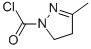 1H-Pyrazole-1-carbonyl chloride, 4,5-dihydro-3-methyl- (9CI) Struktur