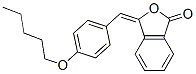 3-[[4-(pentyloxy)phenyl]methylene]phthalide Struktur