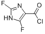 1H-Imidazole-4-carbonyl chloride, 2,5-difluoro- (9CI) Struktur