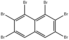 2,3,4,5,6,7-HEXABROMONAPHTHALENE Struktur