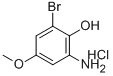 2-AMINO-6-BROMO-4-METHOXYPHENOL HYDROCHLORIDE Struktur