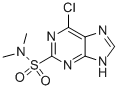 6-CHLORO-9H-PURINE-2-SULFONIC ACID DIMETHYLAMIDE Struktur