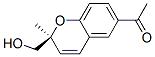 1-[(S)-2-(Hydroxymethyl)-2-methyl-2H-1-benzopyran-6-yl]ethanone Struktur