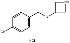 3-[(4-CHLOROPHENYL)METHOXY]-AZETIDINE HYDROCHLORIDE Struktur