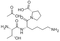 THR-LYS-PRO ACETATE SALT Struktur