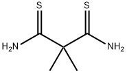 Propanedithioamide,  2,2-dimethyl- Struktur