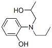 1-(2-hydroxypropyl-phenyl-amino)propan-2-ol Struktur