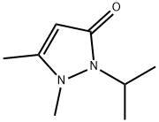 3H-Pyrazol-3-one,  1,2-dihydro-1,5-dimethyl-2-(1-methylethyl)- Struktur