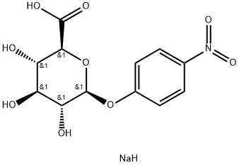 4-NITROPHENYL-BETA-D-GLUCURONIC ACID, SODIUM SALT Struktur