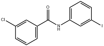 3-Chloro-N-(3-iodophenyl)benzaMide, 97% Struktur