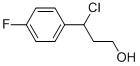 3-CHLORO-3-(4-FLUOROPHENYL)PROPAN-1-OL Struktur