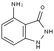 4-AMINO-3-HYDROXY (1H)INDAZOLE Struktur