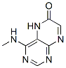 6(5H)-Pteridinone,4-(methylamino)-(7CI) Struktur