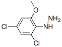 (2,4-dichloro-6-methoxyphenyl)hydrazine Struktur