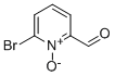 6-Bromo-2-pyridinecarboxaldehyde-1-oxide Struktur