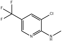 3-CHLORO-N-METHYL-5-(TRIFLUOROMETHYL)PYRIDIN-2-AMINE Struktur