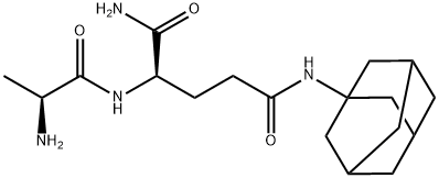 adamantylamide-alanyl-isoglutamine Struktur