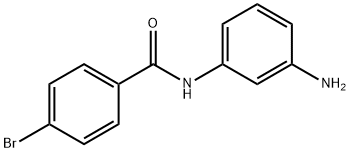 N-(3-aminophenyl)-4-bromobenzamide Struktur