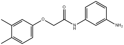 N-(3-Aminophenyl)-2-(3,4-dimethylphenoxy)acetamide Struktur