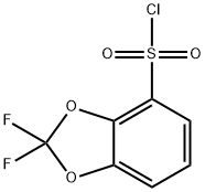 2,2-Difluoro-benzo[1,3]dioxole-4-sulfonyl chloride Struktur