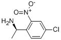 Benzenemethanamine, 4-chloro-a-methyl-2-nitro-, (aR)- Struktur