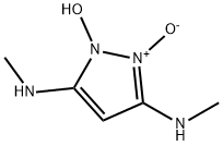 1H-Pyrazole-3,5-diamine,  1-hydroxy-N3,N5-dimethyl-,  2-oxide Struktur