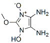 1H-Imidazole-4,5-diamine,  1-hydroxy-2-methoxy-,  3-oxide Struktur