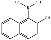 2-Hydroxyl-1-naphthaleneboronicacid Struktur