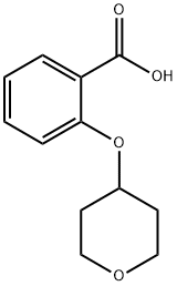 2-(TETRAHYDROPYRAN-4-YLOXY)BENZOIC ACID Struktur