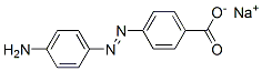 sodium 4-[(4-aminophenyl)azo]benzoate  Struktur