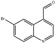 4-Quinolinecarboxaldehyde, 6-broMo- Struktur