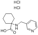 1-[(PYRIDIN-3-YLMETHYL)-AMINO]-CYCLOHEXANECARBOXYLIC ACID DIHYDROCHLORIDE Struktur