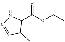 2-Pyrazoline-5-carboxylicacid,4-methyl-,ethylester(7CI) Struktur