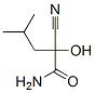 Valeramide,  2-cyano-2-hydroxy-4-methyl-  (7CI) Struktur