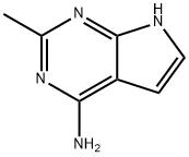 7H-Pyrrolo[2,3-d]pyrimidine, 4-amino-2-methyl- (7CI) Struktur