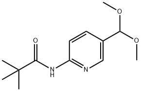 N-(5-DIMETHOXYMETHYL-PYRIDIN-2-YL)-2,2-DIMETHYL-PROPIONAMIDE Struktur