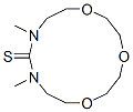 10,12-Dimethyl-1,4,7-trioxa-10,12-diazacyclotetradecane-11-thione Struktur