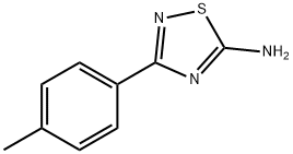 3-(4-methylphenyl)-1,2,4-thiadiazol-5-amine Struktur