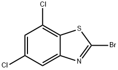 2-BROMO-5,7-DICHLOROBENZOTHIAZOLE Struktur