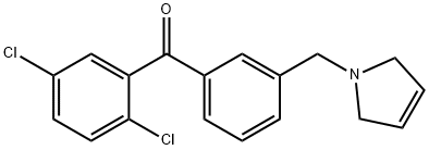 2,5-DICHLORO-3'-(3-PYRROLINOMETHYL) BENZOPHENONE price.