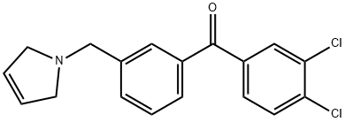 3,4-DICHLORO-3'-(3-PYRROLINOMETHYL) BENZOPHENONE price.