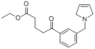 ETHYL 5-OXO-5-[3-(3-PYRROLINOMETHYL)PHENYL]VALERATE Struktur