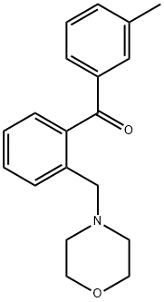 3'-METHYL-2-MORPHOLINOMETHYL BENZOPHENONE Struktur